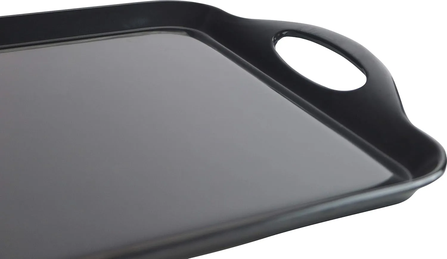 Calypso Basics by Reston Lloyd Melamine Rectangular Serving/Ottoman Tray With Handles