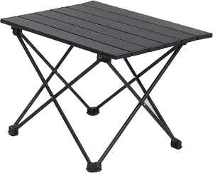 Camping Table, Folding Camping Table, Aluminum Camping Table, Portable Table, Suitable for Camping, Hiking Backpacking, Outdoor Picnic (Size : Small)