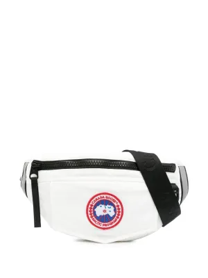 Canada Goose Logo Patch Belt Bag White