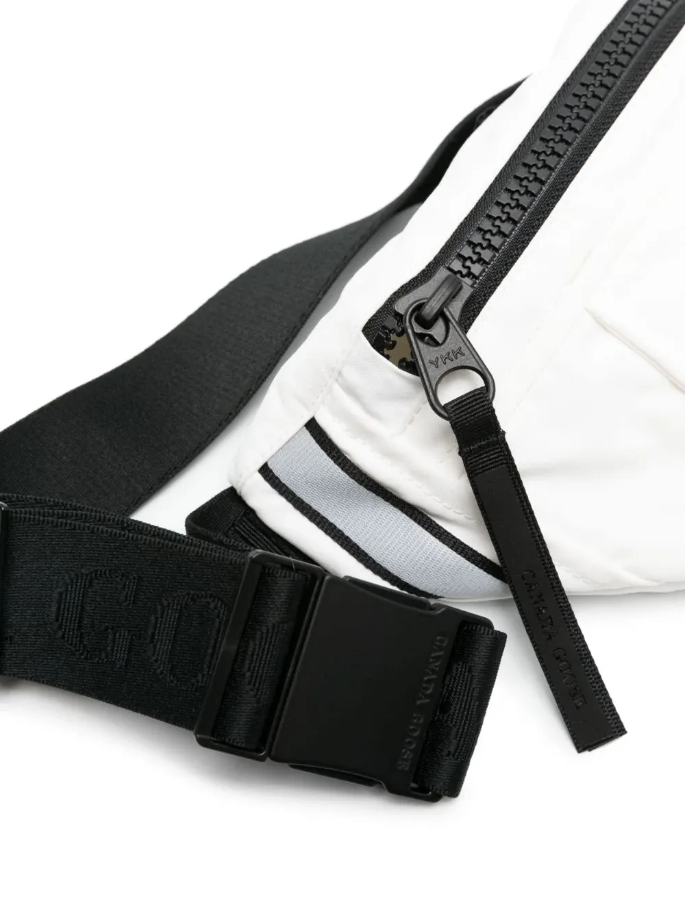 Canada Goose Logo Patch Belt Bag White
