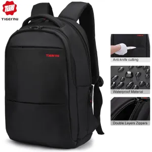 Capacity Female Backpack College inch Enormous discount inch 20L 17 Large Laptop 15.6 Mochila theft Backpacks Black Honest Bag15.6 Tigernu Women Anti Men