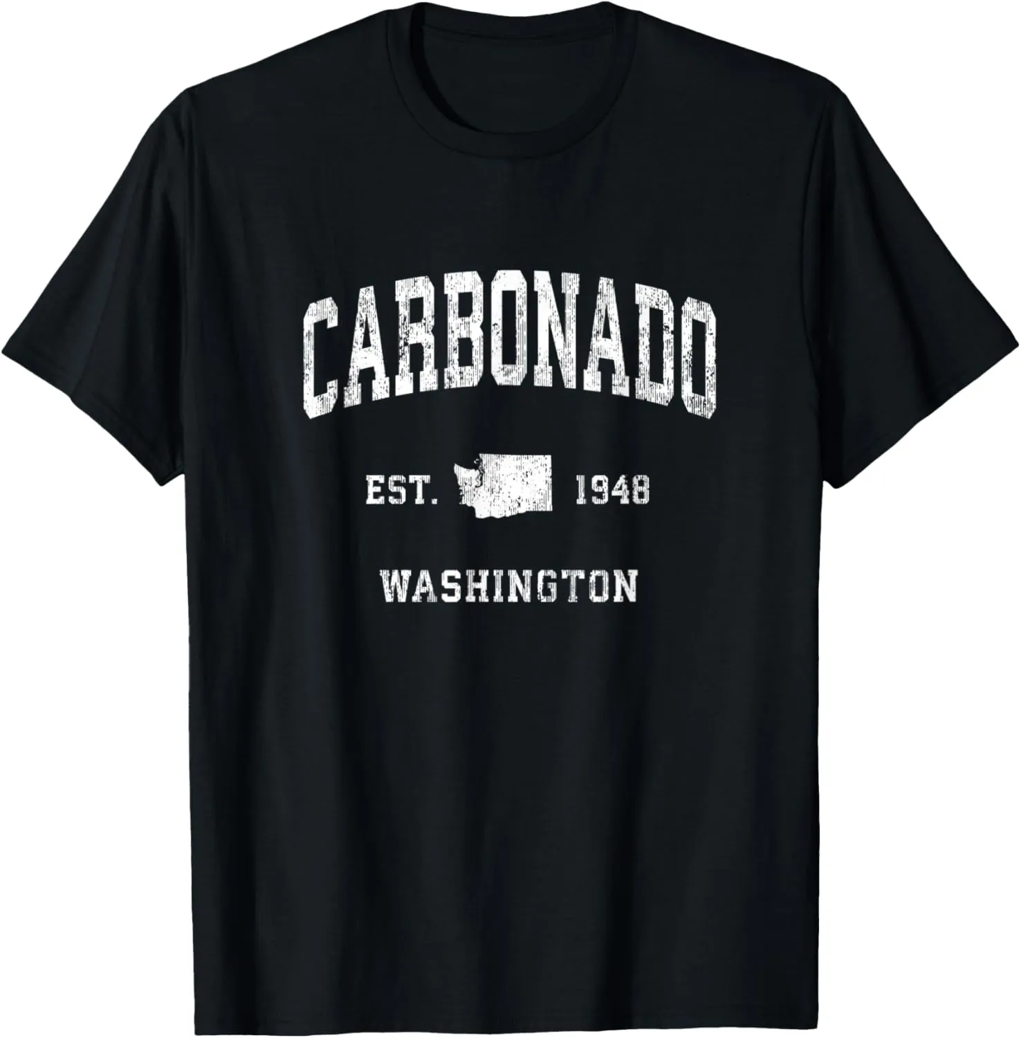 Carbonado Washington WA Vintage Athletic Sports Design T-Shirt