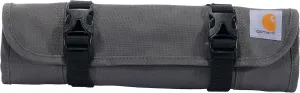 Carhartt 18 Pocket Utility, Durable Water-Resistant Tool Organization Roll Bag, Grey, One Size
