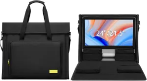 Carry Tote Bag for iMac 21.5"-27" Desktop Computer, Nylon 21.5/27 Inch Travel Storage Bag