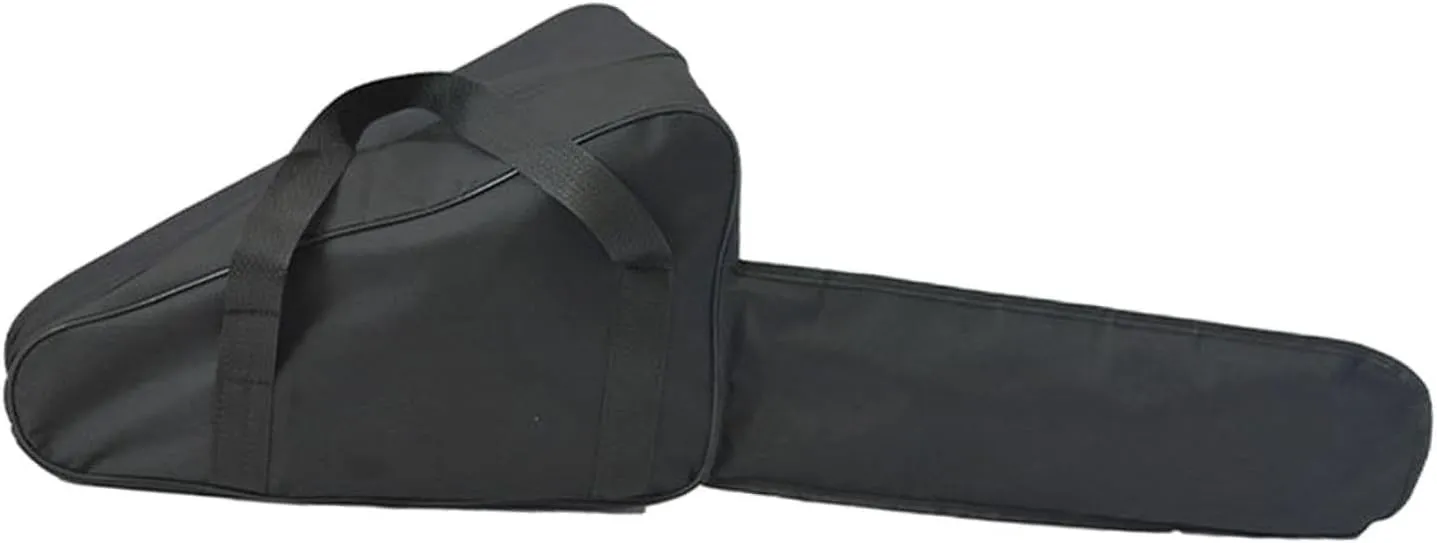 Chainsaw Carrying Bag with Handles for Woodworking and Outdoor Activities, Black