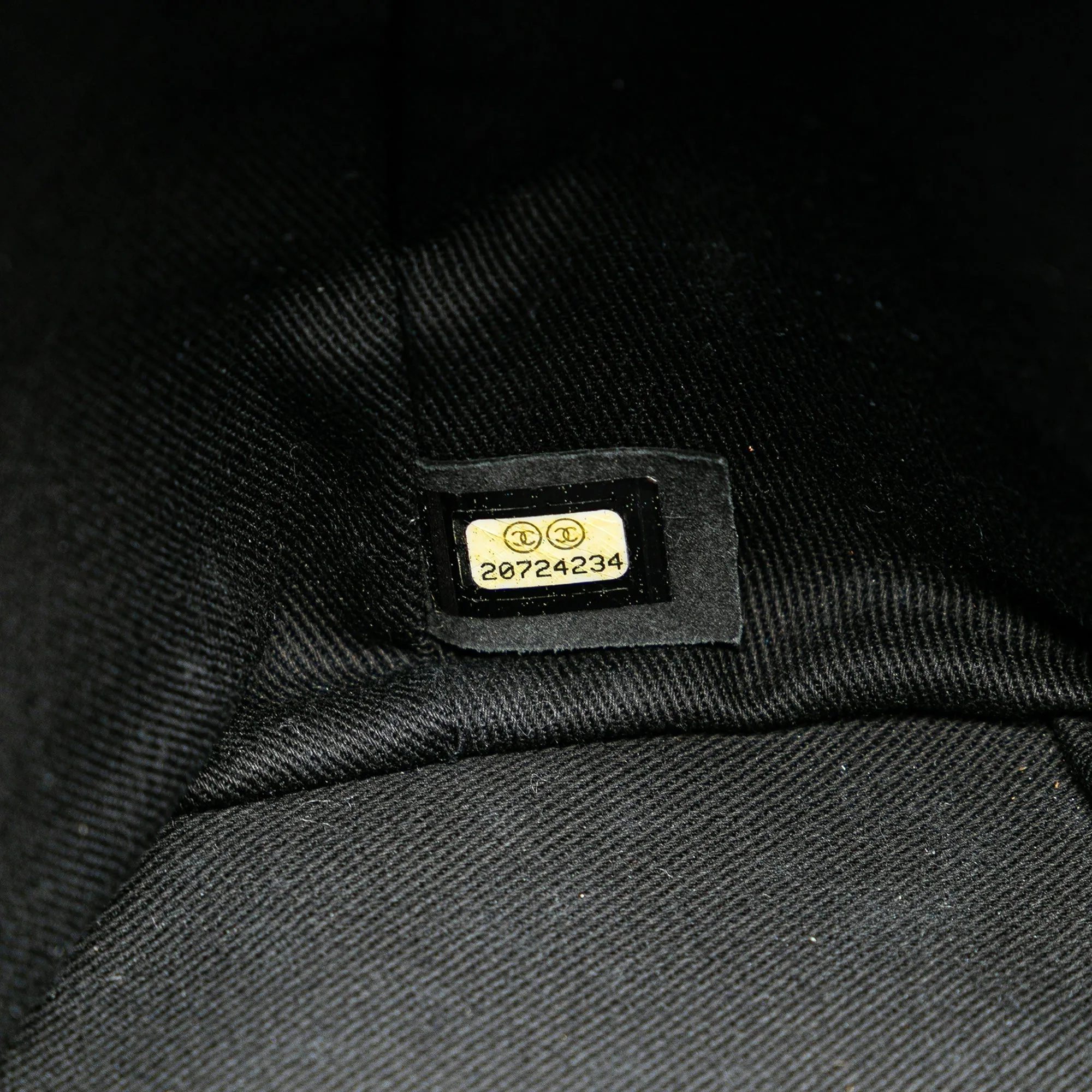 Chanel CC Straw and Caviar Satchel