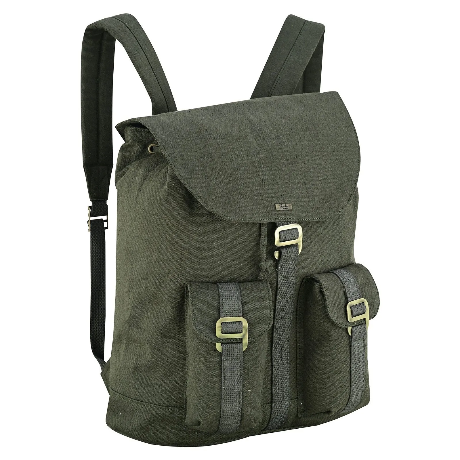 Charlie London Heritage Light Weight Casual DayPack, Laptop Backpack