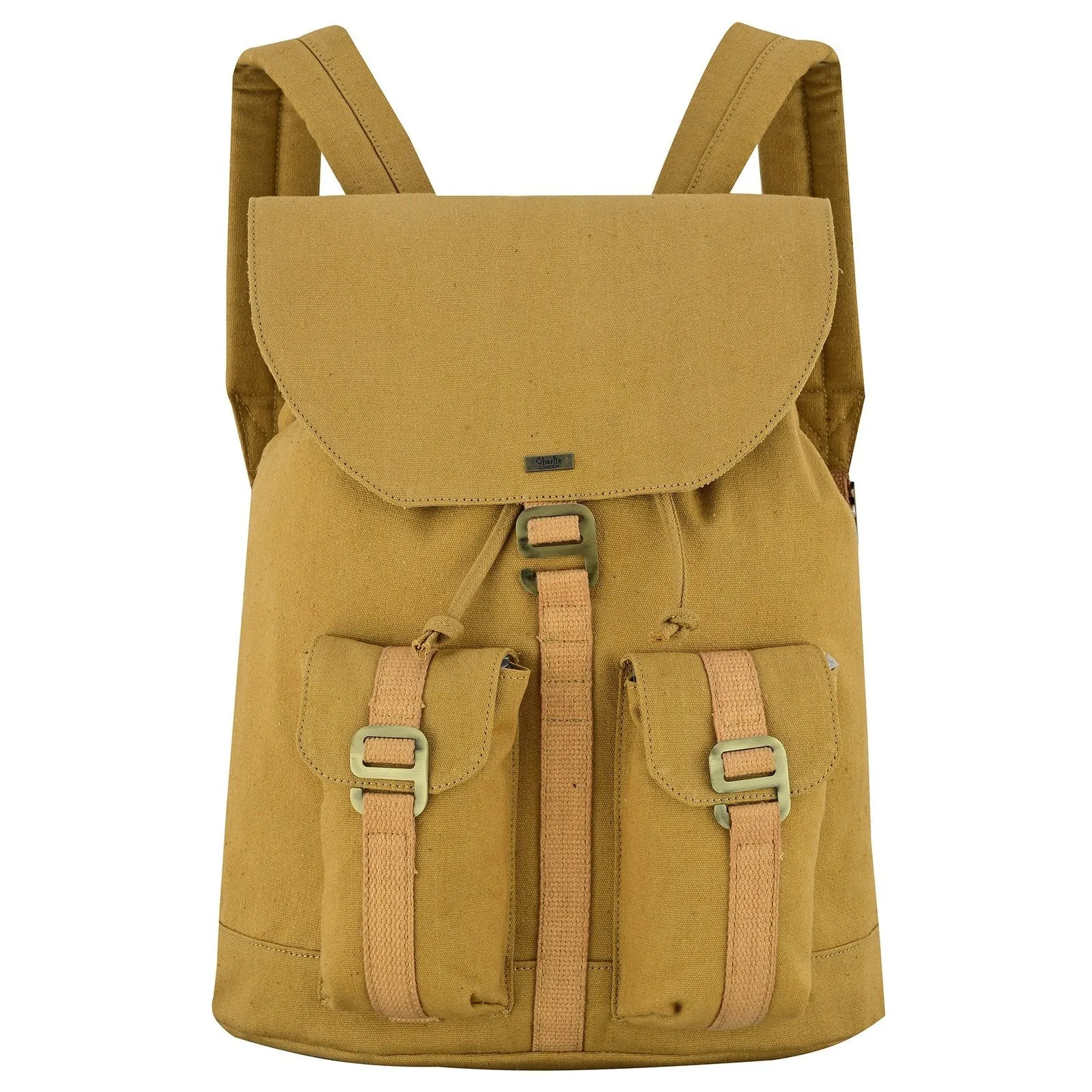 Charlie London Heritage Light Weight Casual DayPack, Laptop Backpack