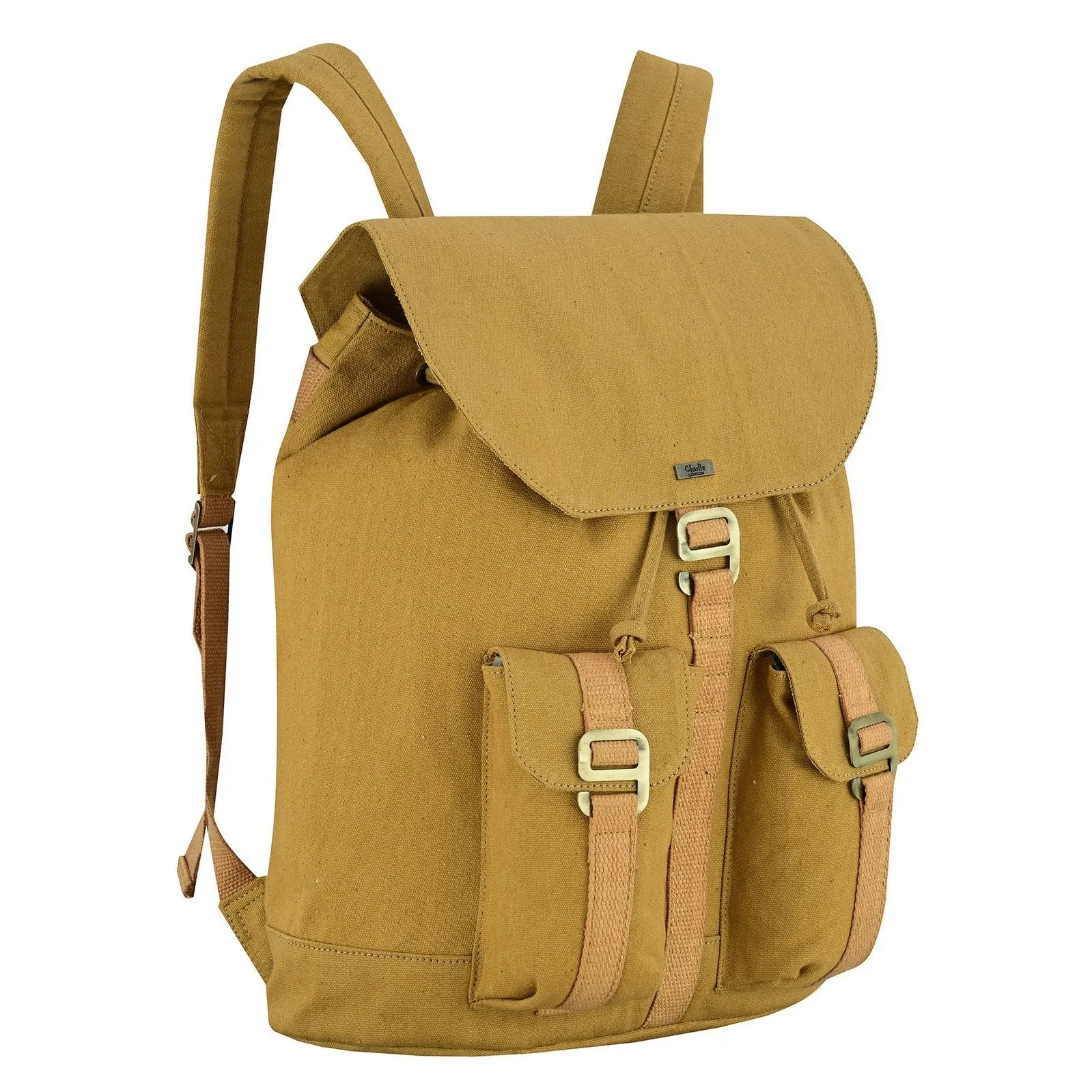 Charlie London Heritage Light Weight Casual DayPack, Laptop Backpack