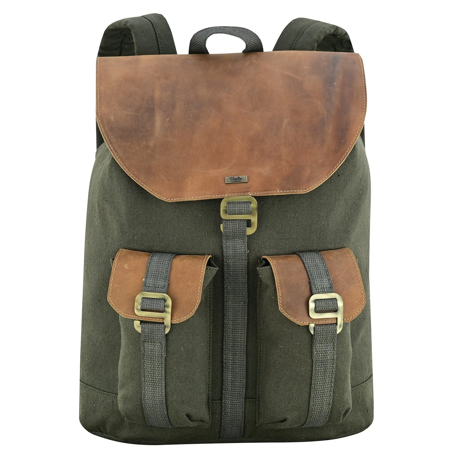 Charlie London Heritage Light Weight Casual DayPack, Laptop Backpack