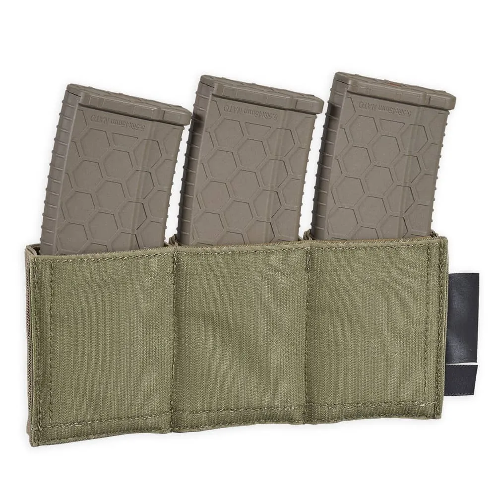 Chase Tactical Triple 5.56 Hook and Loop Mag Pouch