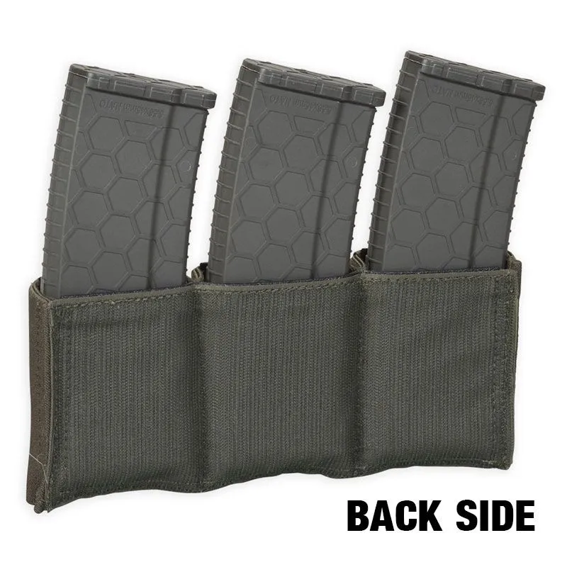 Chase Tactical Triple 5.56 Hook and Loop Mag Pouch