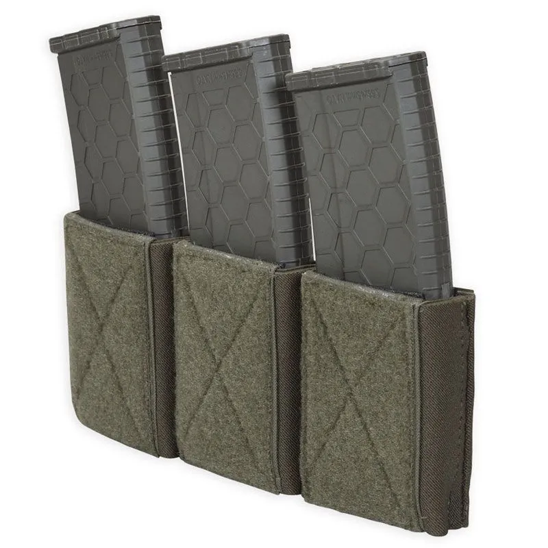 Chase Tactical Triple 5.56 Hook and Loop Mag Pouch