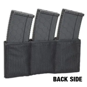 Chase Tactical Triple 5.56 Hook and Loop Mag Pouch