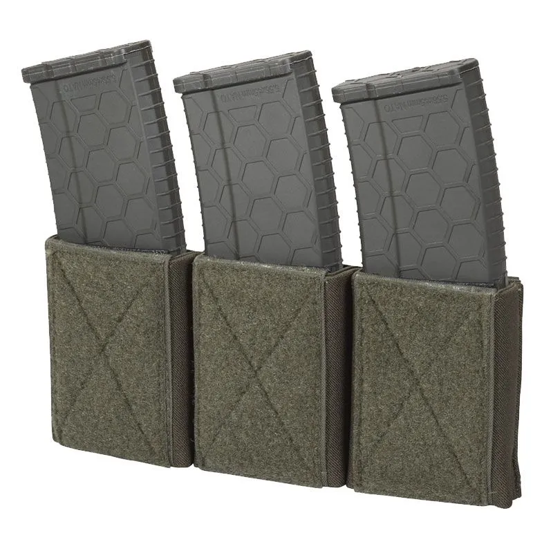 Chase Tactical Triple 5.56 Hook and Loop Mag Pouch