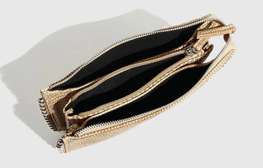 Chic Woven Bead Square Bag - Trendy Shoulder/Crossbody/Handheld Purse for Women with Chain Strap. Stylish & Versatile