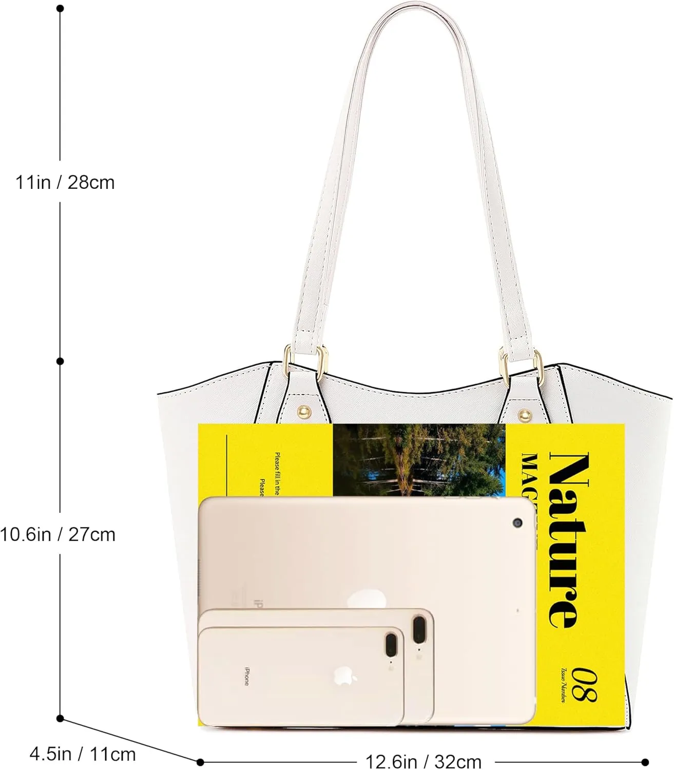 CHICAROUSAL Tote Bag for Women Large Handbags and Purses for Women PU Leather Womens Shoulder Bags