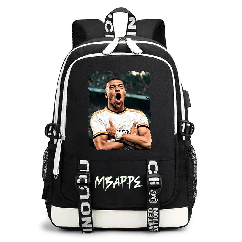 Children's school bag printed backpack usb casual outdoor travel bag