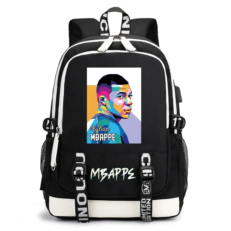 Children's school bag printed backpack usb casual outdoor travel bag
