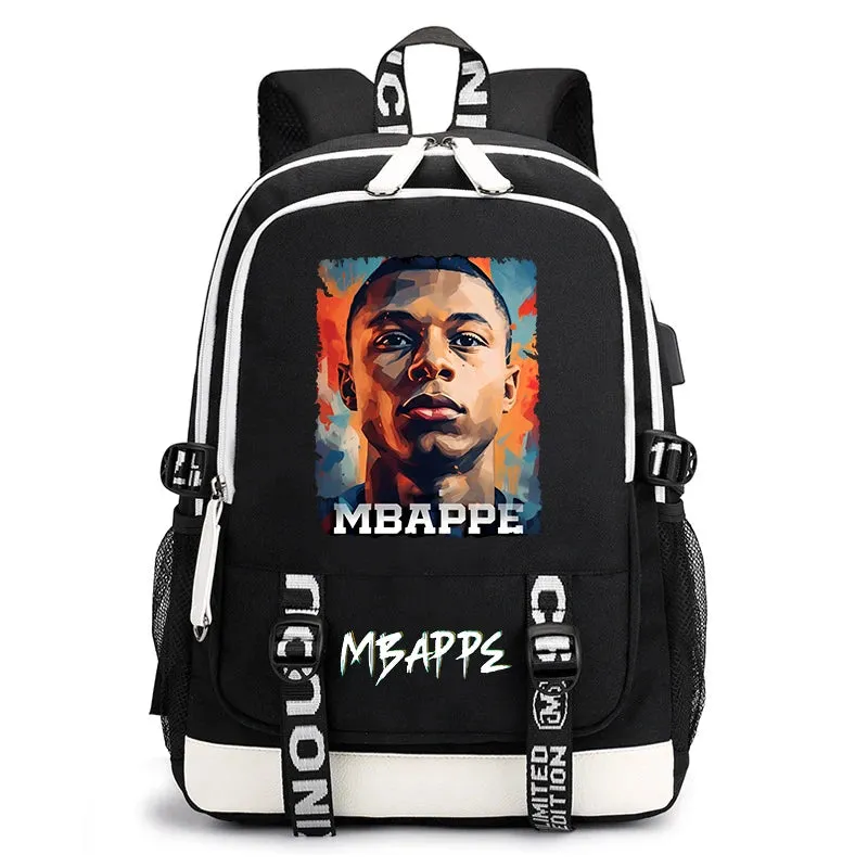 Children's school bag printed backpack usb casual outdoor travel bag