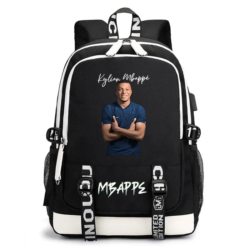 Children's school bag printed backpack usb casual outdoor travel bag