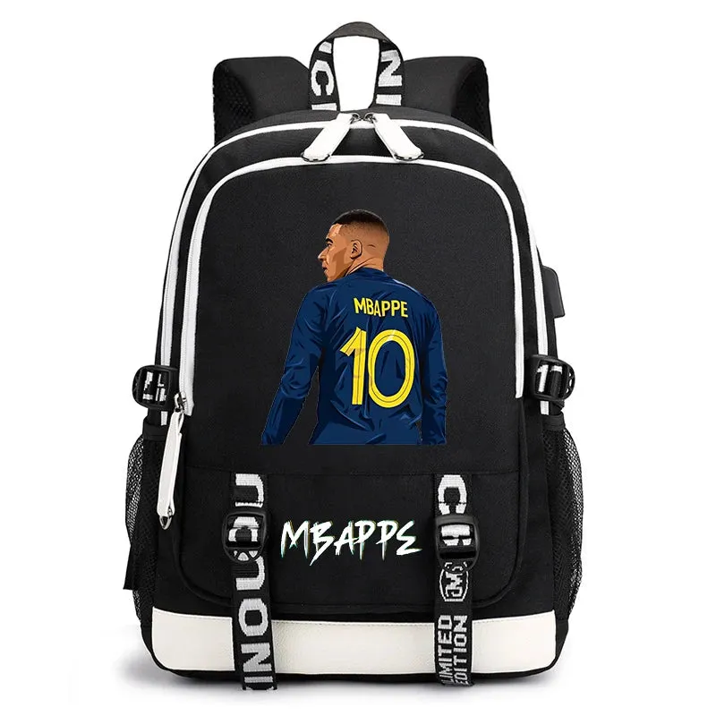 Children's school bag printed backpack usb casual outdoor travel bag