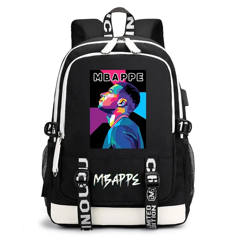 Children's school bag printed backpack usb casual outdoor travel bag