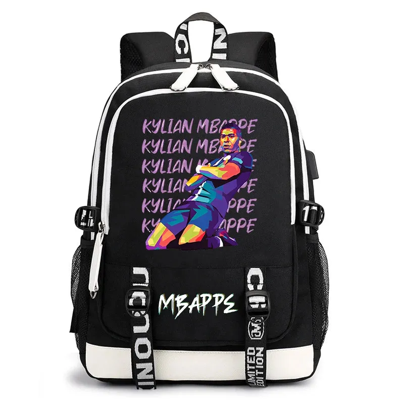 Children's school bag printed backpack usb casual outdoor travel bag