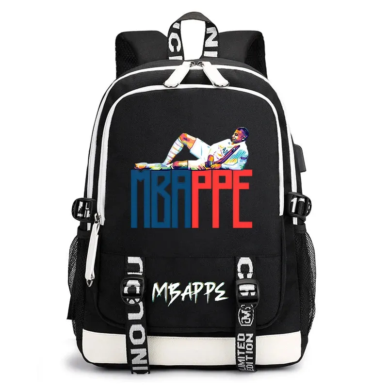 Children's school bag printed backpack usb casual outdoor travel bag