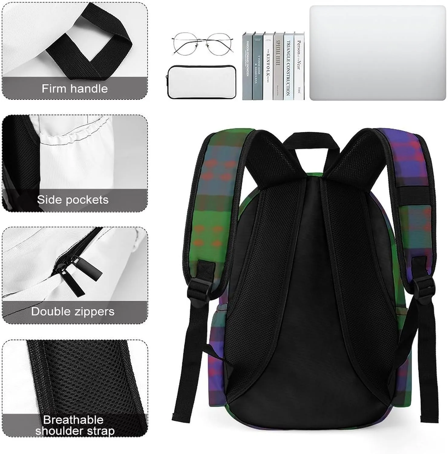 Clan MacDonald Donald Casual Lightweight Large Capacity Travel Backpack Unisex