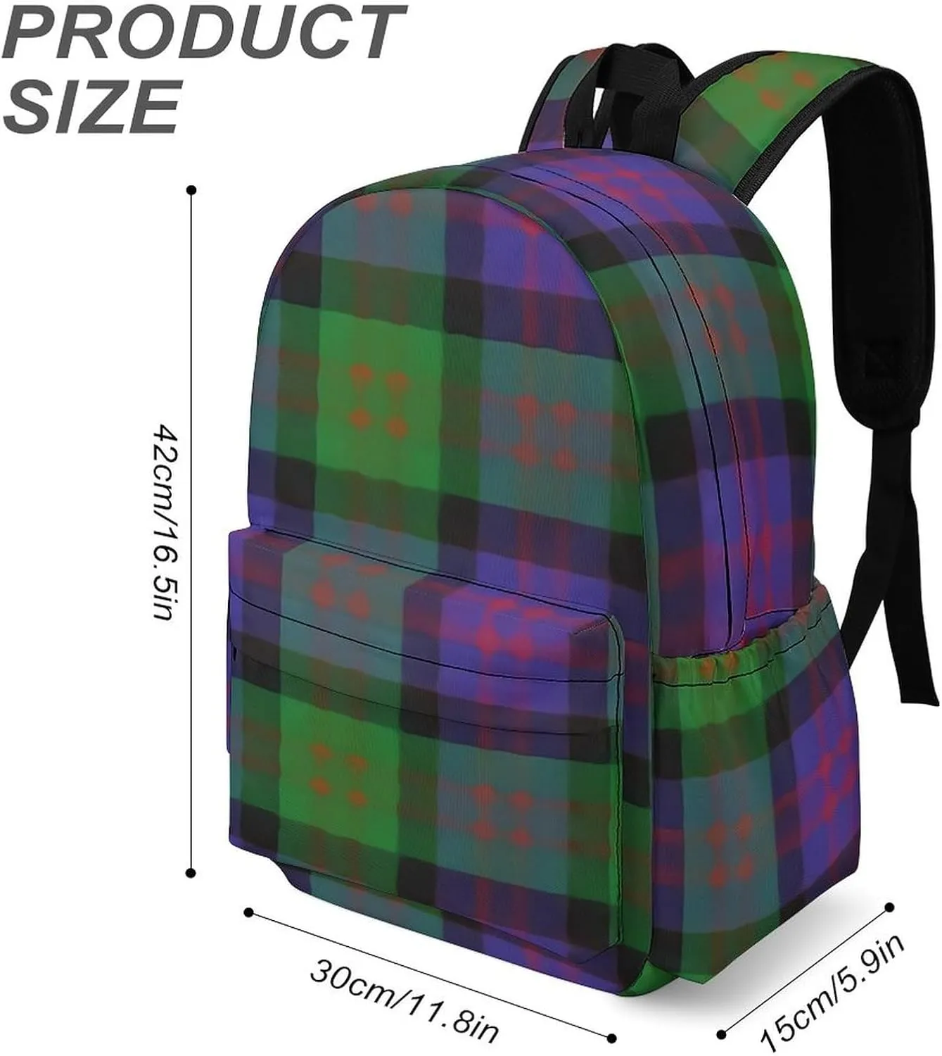Clan MacDonald Donald Casual Lightweight Large Capacity Travel Backpack Unisex