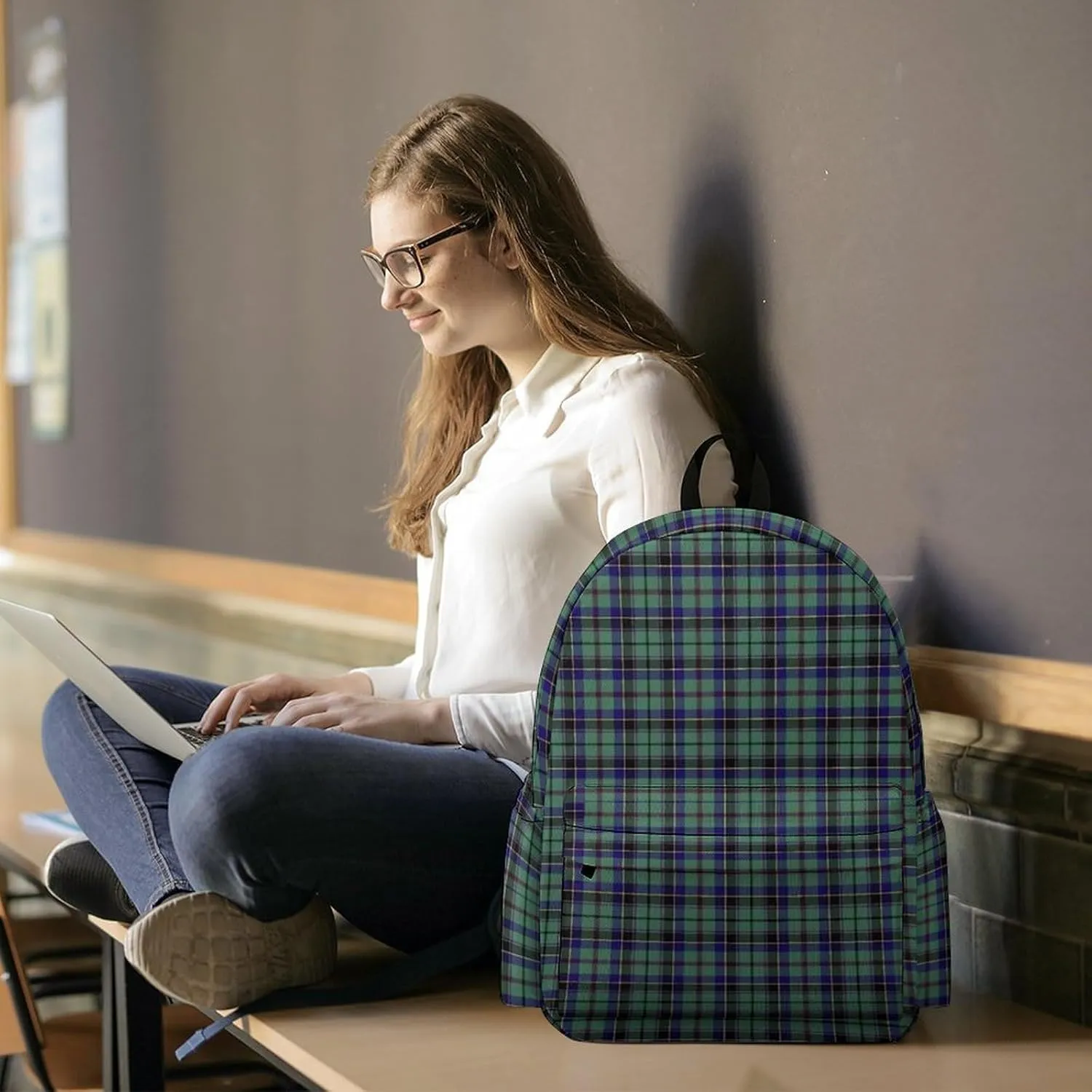 Clan Stevenson Tartan Casual Lightweight Large Capacity Travel Backpack Unisex