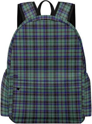 Clan Stevenson Tartan Casual Lightweight Large Capacity Travel Backpack Unisex