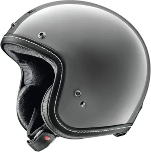 Classic-V Solid '20 Adult Street Motorcycle Helmet - Modern Grey/Small