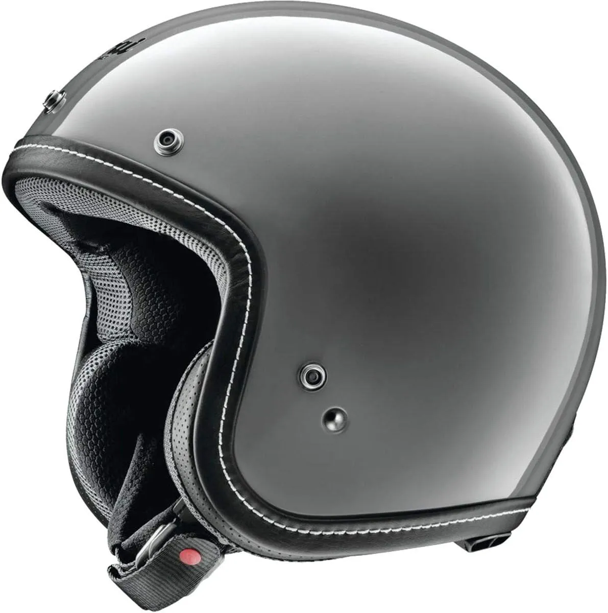 Classic-V Solid '20 Adult Street Motorcycle Helmet - Modern Grey/Small