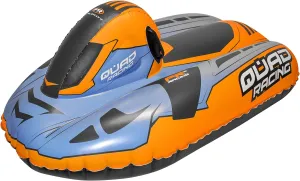 CocoNut Outdoor- 50” Inflatable Snowmobile Sleds- Heavy Duty Snow Sleds with Sturdy Handles for Kids, Teens and Adults-Cold Resistant Toboggans -Lightweight Tubes for Boys and Girls