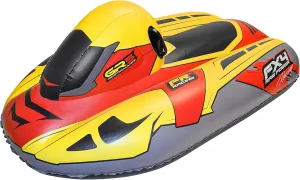 CocoNut Outdoor- 50” Inflatable Snowmobile Sleds- Heavy Duty Snow Sleds with Sturdy Handles for Kids, Teens and Adults-Cold Resistant Toboggans -Lightweight Tubes for Boys and Girls