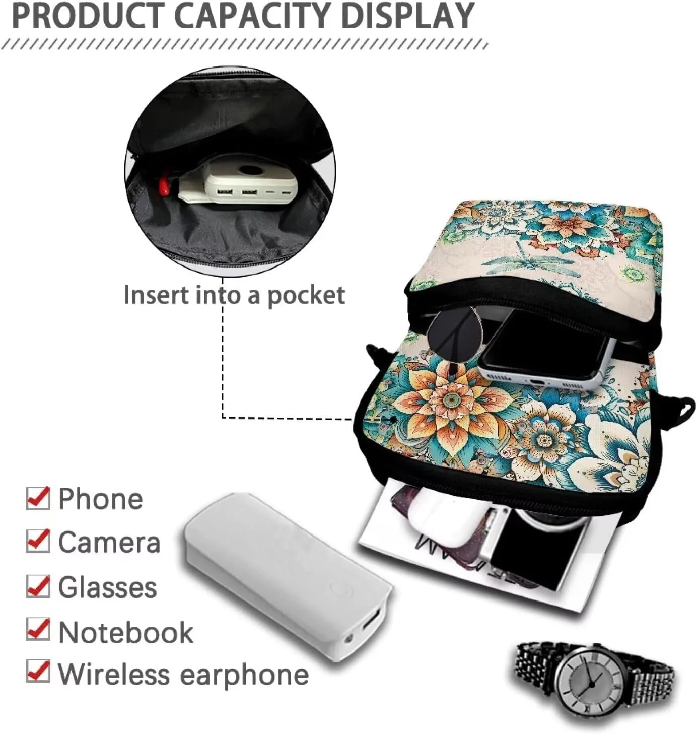 Coldinair Small Crossbody Purse Cell Phone Purse Wallet Cross Body Bag Purses for Travel Cross Body Handbags, Shoulder Bag