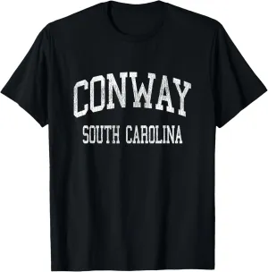 Conway South Carolina SC Vintage Athletic Sports Design T-Shirt