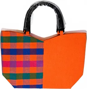 Cotton Handloom Hand bag, Great for everyday use, Double handles, Light weight