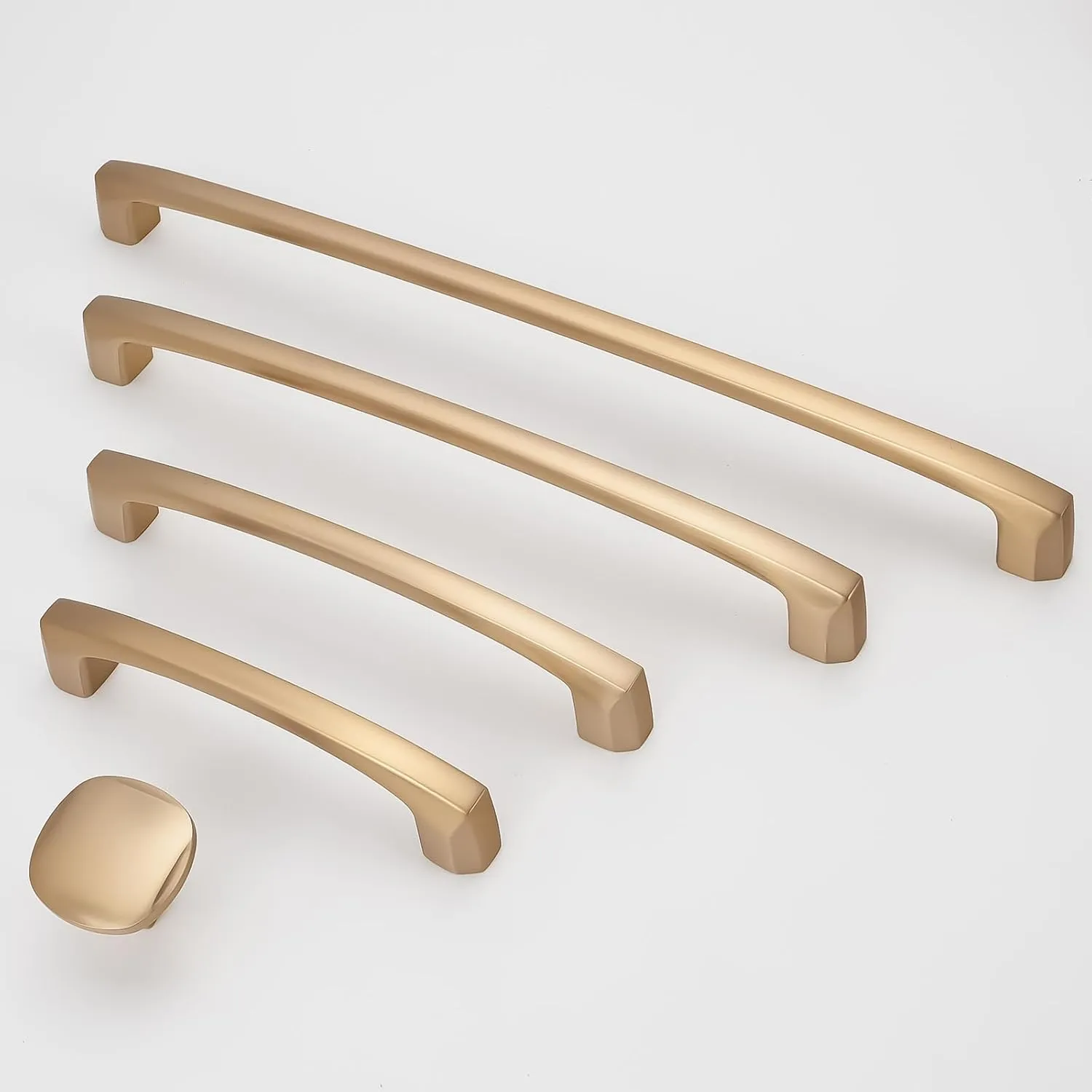 COTYKILEY 10 Pack 5 Inch(128mm) Champagne Bronze Cabinet Handles Champagne Kitchen Cabinet Pulls Cabinet Door Handles Kitchen Cabinet Hardware Cupboard Drawer Pulls Dresser Handles