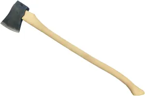 COUNCIL TOOL Jersey Axe - 3.5 lbs Felling Axe with 36" Curved Wooden Handle & Sport Utility Finish - SU35J36C