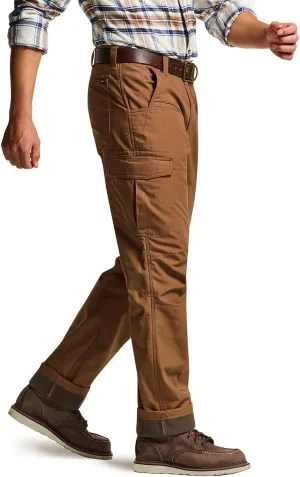 CQR Men's Winter Tactical Cargo Pants, Thermal Fleece Lined Outdoor Snow Ski Hiking Work