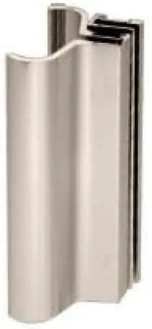 C.R. LAURENCE S0H334BN CRL Brushed Nickel Slip-On Handle for 3/16" or 1/4" Frameless Pivot Door