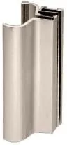 C.R. LAURENCE S0H334BN CRL Brushed Nickel Slip-On Handle for 3/16" or 1/4" Frameless Pivot Door