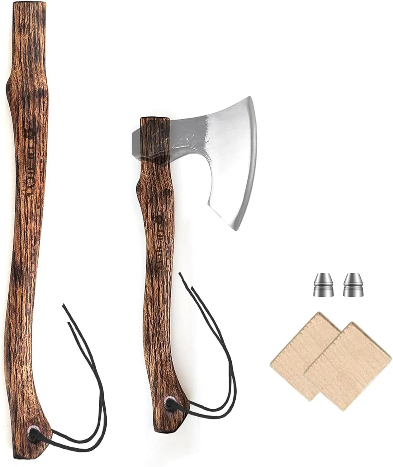 Craftsman's Choice: 2-Pack Axe Handle Replacement | 24in 17in | Wooden Handles for Axe