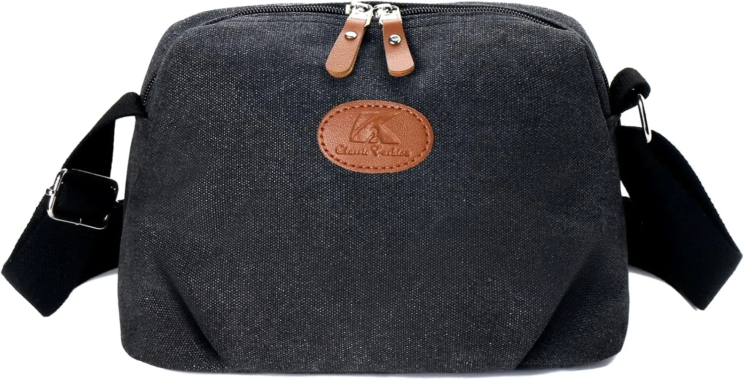 Crossbody Bag for Women Small Canvas Lightweight Casual Purses for Travel Daily