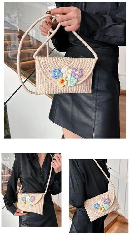 Crossbody Bags for Women Envelope Wallet Travel Bag Beach Purses for Women Shoulder Clutch Purse and Handbag Beige01
