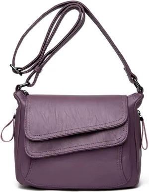 Crossbody Purses for Women PU Leather Hobo Shoulder Bags Travel Purses and Handbags Medium Pocketbooks