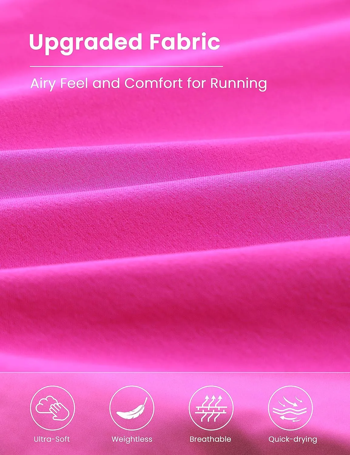 CRZ YOGA Girls Athletic Shorts with Zipper Pocket for Teens Kids Running Workout Casual Tennis Soccer Lightweight Liner